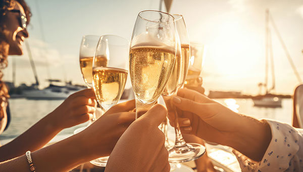 Group cheers celebration